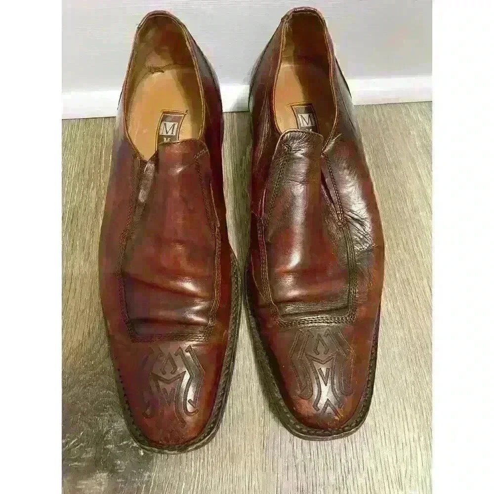 Muratti Florentino Italian Leather Men's Dress Shoes, size 42